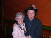 Dancing with Auntie Maureen at cousin Niall's wedding to Ailbhe, 2004